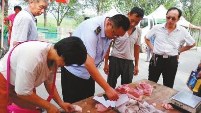 遏制病害肉、注水肉進入市場